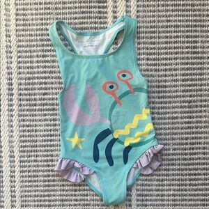 Stella McCartney Kids Aqua Crab Swimsuit